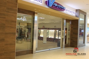 hillside mall glass emergency service redline visions storefront