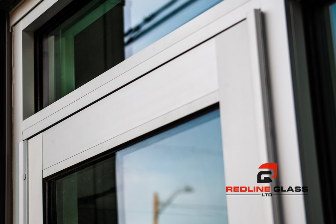 redline glass door steel aluminum commercial victoria bc