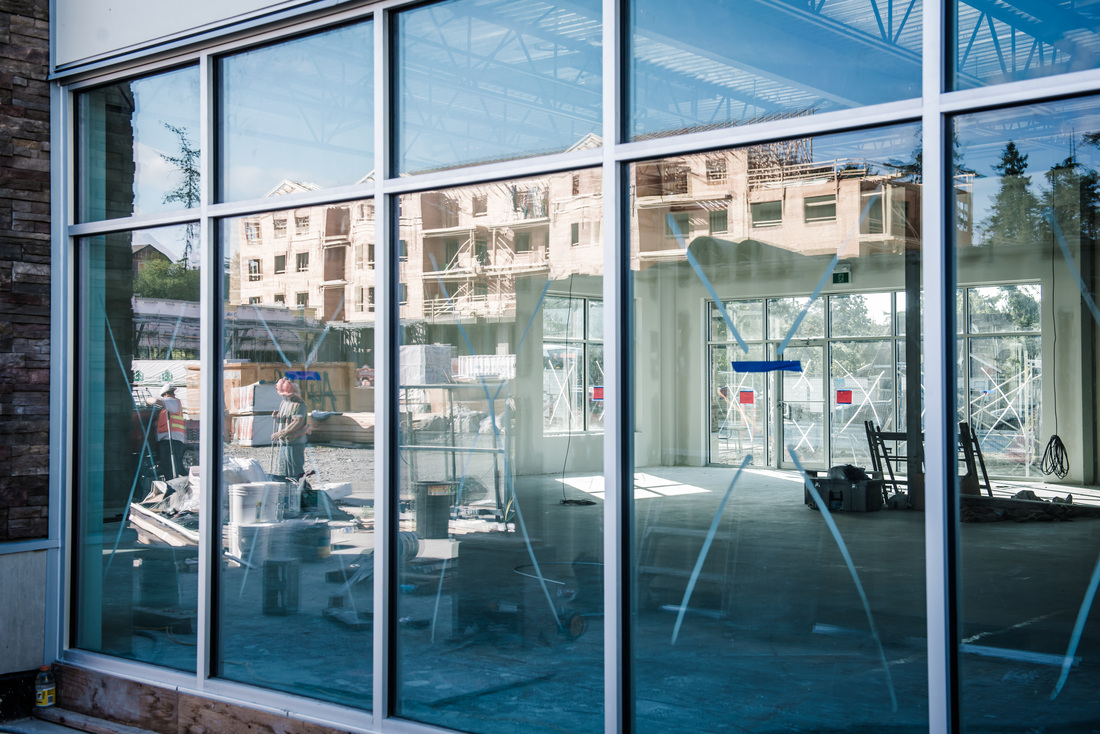 commercial building glass install design build front product