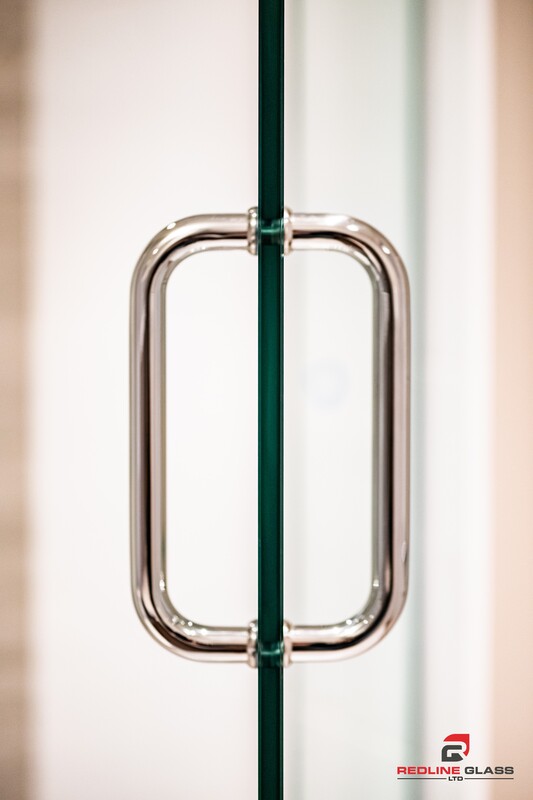 redline glass installation victoria bc shower door handle
