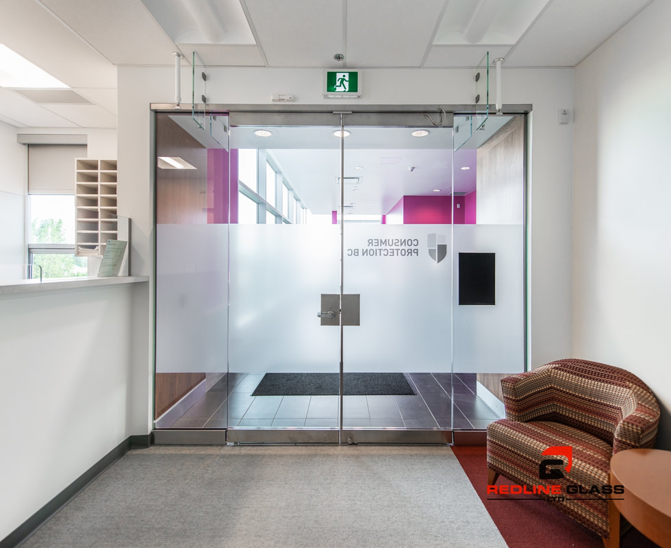 secure office door hardware victoria bc glass design waiting room redline commercial