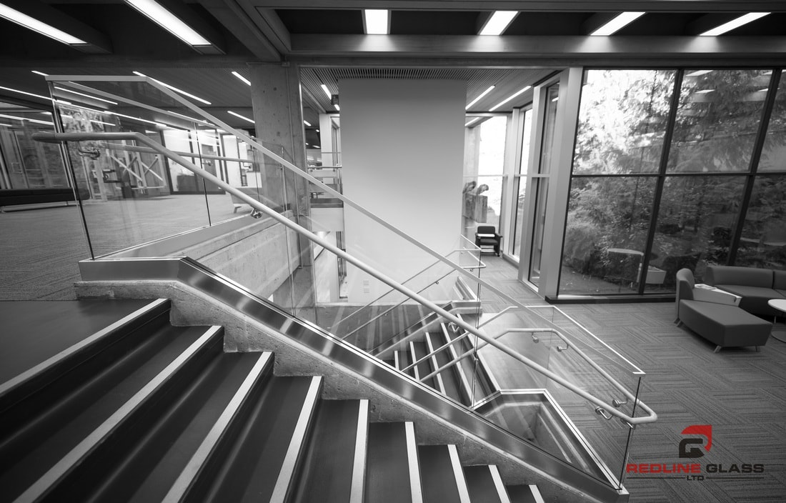 custom glass metal railings home commercial installers victoria bc redline vancouver island