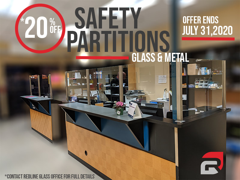 glass metal safety partitions installation company victoria bc vancouver island redline