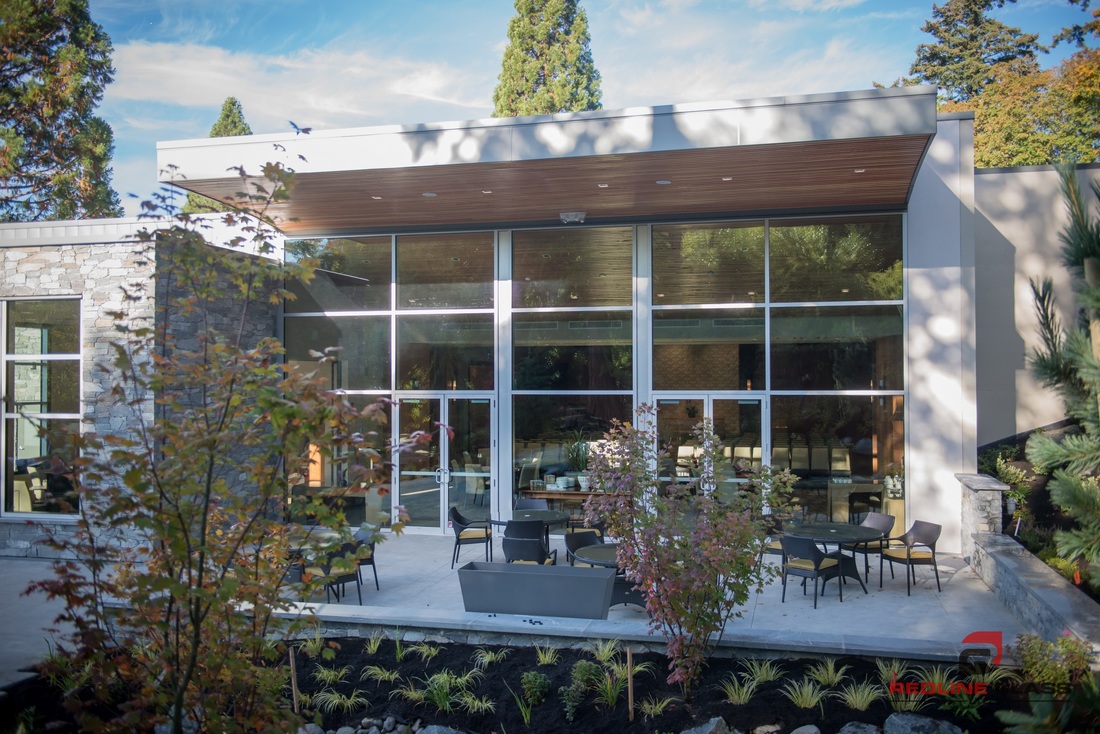 The Sequoia Centre McCall Gardens Redline Glass installation construction company