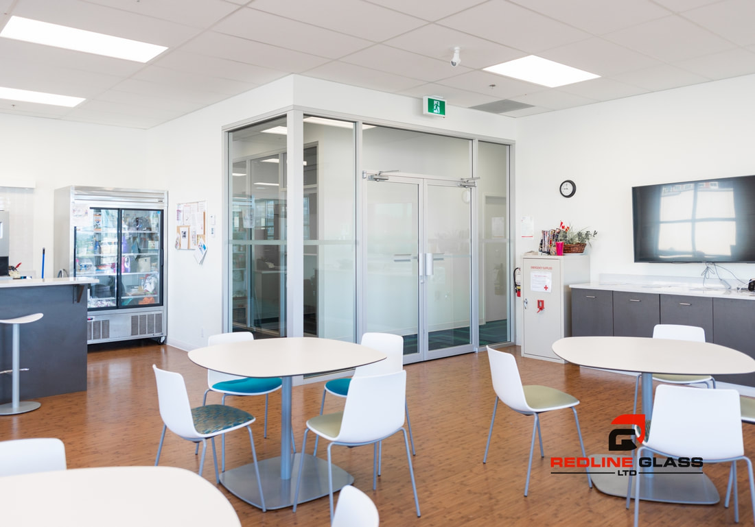 office glass commercial building company victoria redline financial western